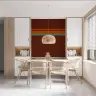 Retro Horizon Striped Wall Mural 8