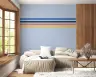 Vibrant Horizontal Stripe Kids' Room Wallpaper 8