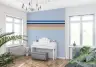 Vibrant Horizontal Stripe Kids' Room Wallpaper 7