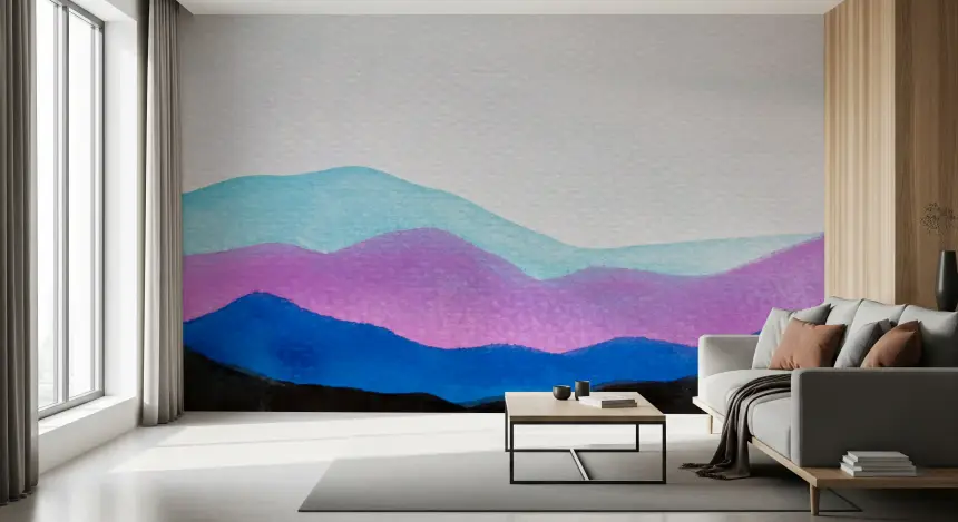 Colorflow Mountain Dream Wall Mural