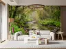Sunlit Forest Stream Wall Mural 7