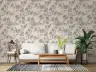 Delicate Floral Branch Pattern Wallpaper 6