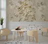 Artistic Birds and Botanical Branches Wall Mural 8