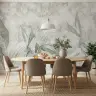 Elegant Muted Green Botanical Foliage Wall Mural 7
