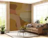 Earthy Organic Shapes Abstract Wall Mural 8