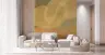 Modern Golden Ochre Organic Flow Wall Mural 6