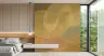 Modern Golden Ochre Organic Flow Wall Mural 7