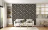 Vintage Floral Vine Wallpaper with Pastel Blooms 6