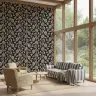 Vintage Floral Vine Wallpaper with Pastel Blooms 7