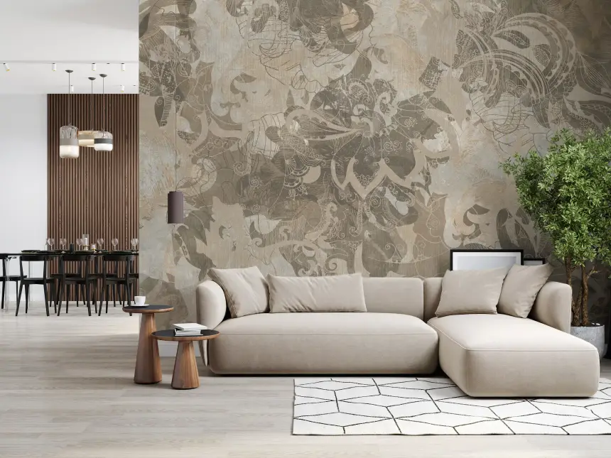 Organic Earth Tapestry Wall Mural