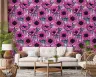 Bold Magenta Anemone Botanical Wallpaper 6