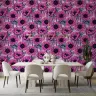 Bold Magenta Anemone Botanical Wallpaper 7