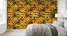 Vibrant Wren and Anemone Botanical Wallpaper 7