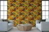 Vibrant Wren and Anemone Botanical Wallpaper 6