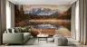 Misty Autumn Mountain Lake Deer Woodland Wallpaper 8