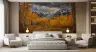 Golden Aspen Mountain Landscape Wall Mural 7