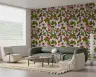 Pink Blossom Bee Garden Illustrated Wallpaper 7