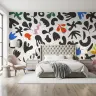 Modern Abstract Organic Shapes Wall Mural 6
