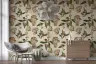Vintage Botanical Mushroom and Acorn Pattern Wallpaper 8