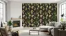 Dark Forest Botanical Mushroom Pattern Wallpaper 8