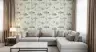 Hand-Sketched Sage Mushroom Pattern Wallpaper 7