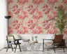 Coral Floral Botanical Wallpaper 8