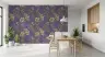 Elegant Purple Floral Botanical Wallpaper 5