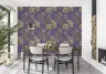 Elegant Purple Floral Botanical Wallpaper 7
