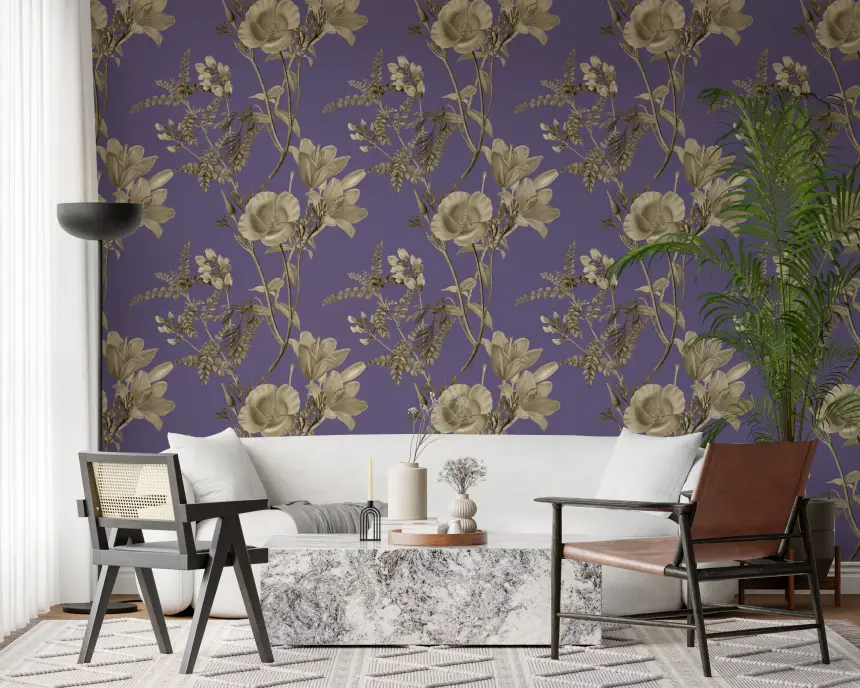 EnsueñO Floral Vintage Wallpaper