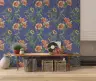 Vintage Botanical Floral Indigo Wallpaper 8