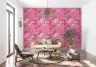 Elegant Fuchsia Botanical Floral Wallpaper 6