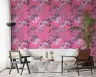 Fuchsia Bloom Vintage Floral Pattern Wallpaper 7