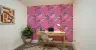 Fuchsia Bloom Vintage Floral Pattern Wallpaper 6