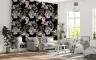 Floral Vine Black Wallpaper 8