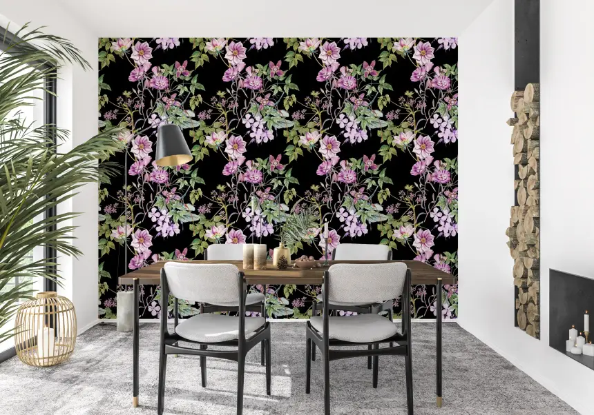 Victorian Vine Embrace Wallpaper