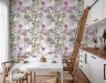 Graceful Watercolor Floral Vine Pattern Wallpaper 6