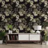 Vintage Gold Floral Botanical Pattern Wallpaper 7
