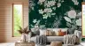 Enchanted Forest White Floral Wall Mural 8
