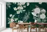 Enchanted Forest White Floral Wall Mural 6