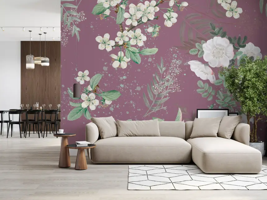 FloracióN Del Huerto Serenidad Wall Mural
