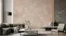 Contemporary Blush Botanical Leaf Wall Mural 7