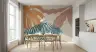Abstract Tropical Leaves Watercolour Wall Mural 8