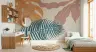 Abstract Tropical Leaves Watercolour Wall Mural 6