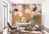 Large Floral Hibiscus Wall Mural 6