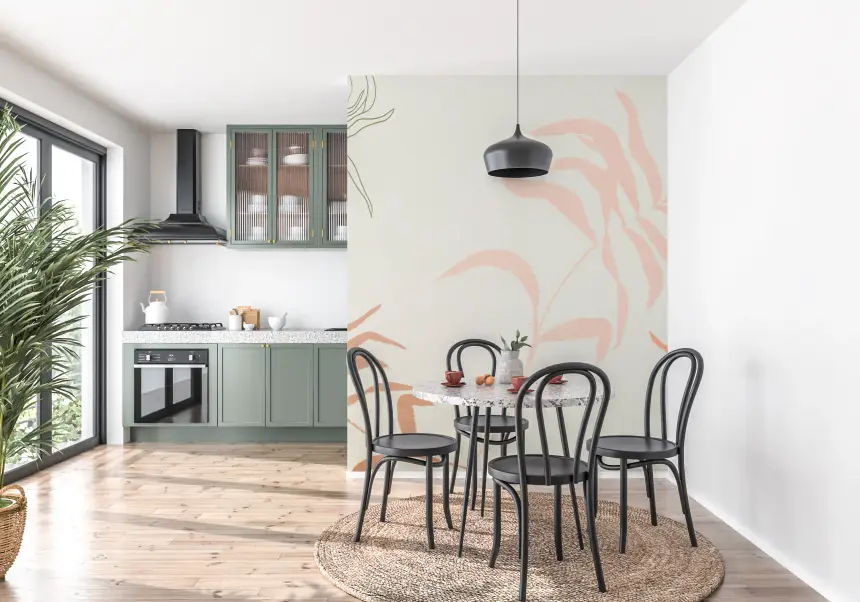 Ethereal Fronds Wall Mural