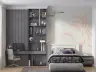 Modern Abstract Botanical Fronds Wall Mural 5