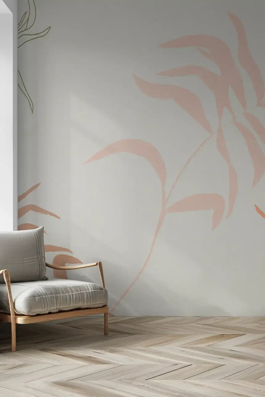 Ethereal Fronds Wall Mural