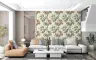Vintage Botanical Lily and Poppy Floral Wallpaper 6
