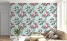 Vintage Blush Floral Botanical Wall Mural 7