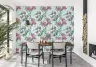 Vintage Blush Floral Botanical Wall Mural 6
